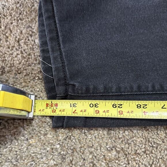 WXYZ Jeans 38x32 Mens Nomad Slim Fit Stretch Tapered Streetwear Punk Goth Black - Picture 5 of 11